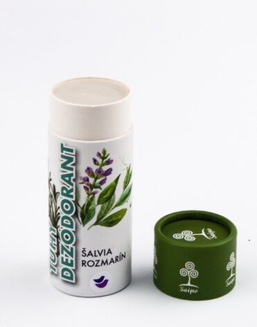 Nejlepší přírodní antiperspirant – Saipo tuhý deodorant se šalvějí a rozmarýnem - recenze, zkušenosti